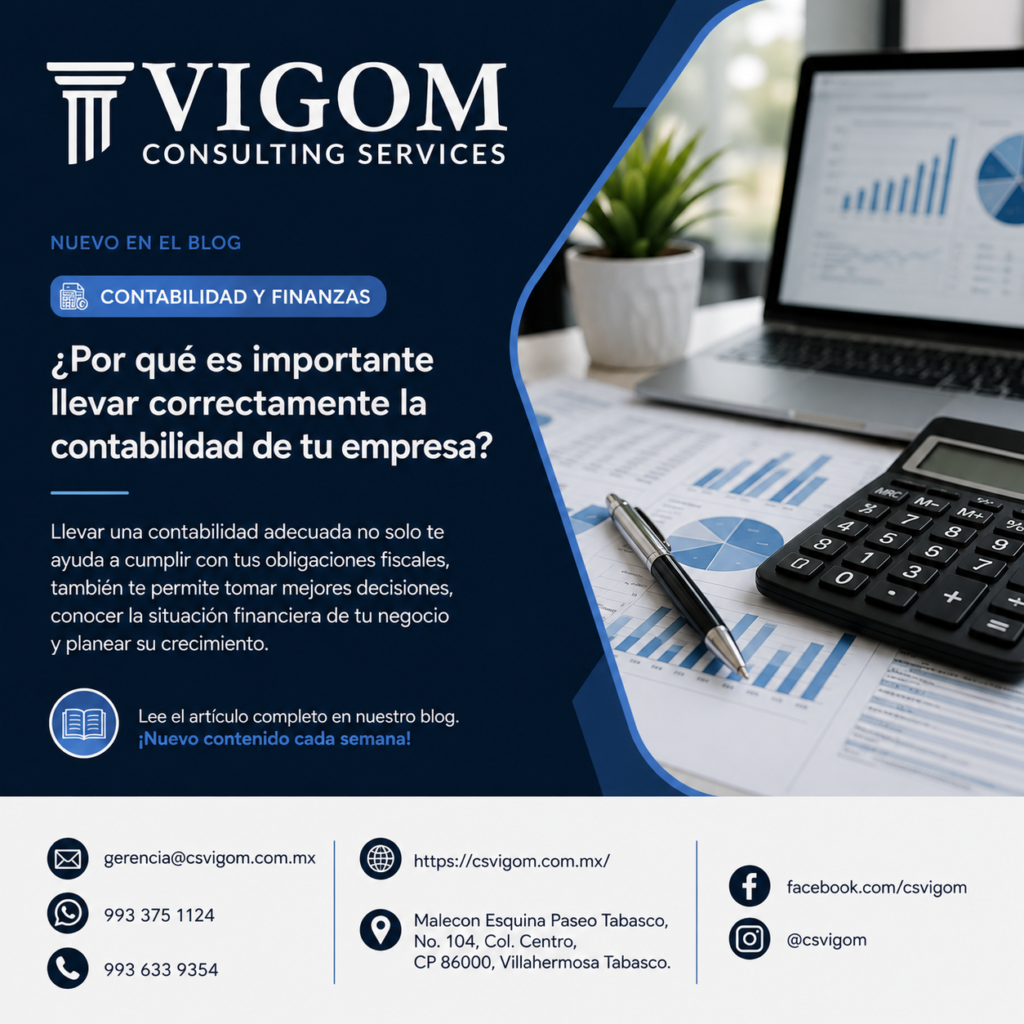 ¿Por qué es importante llevar correctamente la contabilidad de tu empresa?